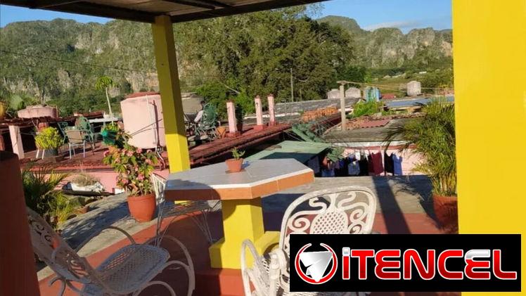 Casa de Renta en Viñales. Alquiler de Casa con vista a Finca Familiar. Con Respaldo eléctrico y wifi