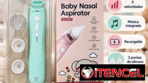 Aspirador nasal recargable para bebés y niños
