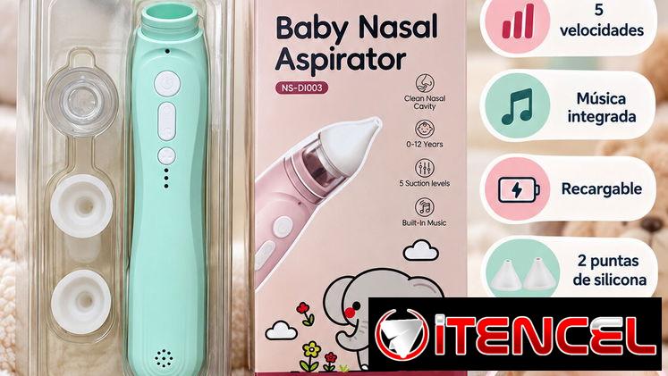 Aspirador nasal recargable para bebés y niños