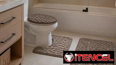 Set de alfombras para baño (3 piezas)(CVV)