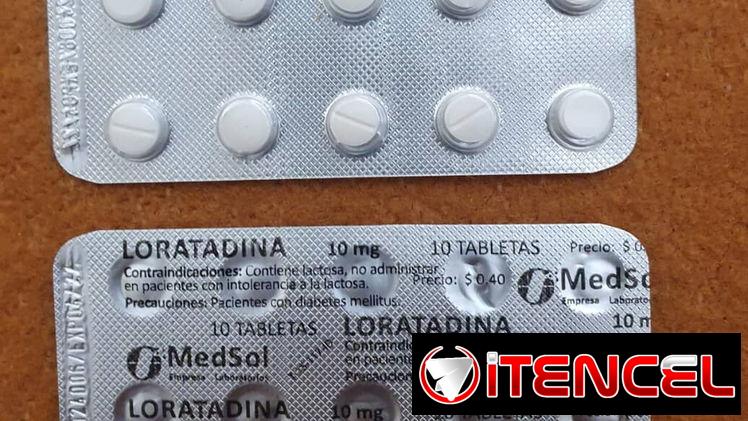 Loratadina 10 mg (10 tab)-$500 H.E