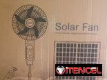 Ventilador Recargable de pedestal 16’/ Ventilador recargable con panel Solar/ Solar Fan/