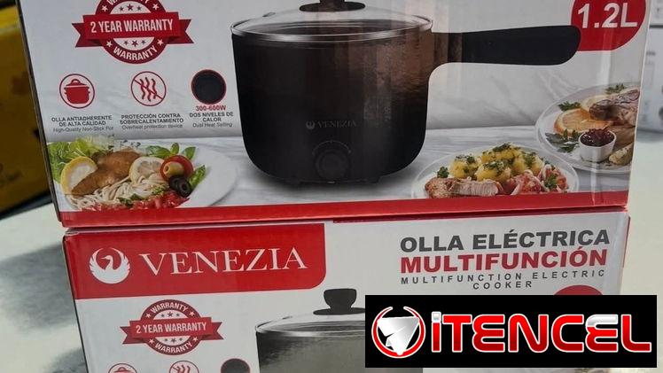 ✅️Sarten eléctrico Venezia 1.2 litros Multiproposito •Consumo medio ~300watts •Consumo alto~600 watts Ideales para Panel — foto 2