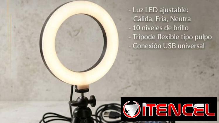Aro de luz con tripode