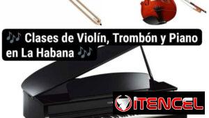 Clases de piano, violín y trombón en La Habana!!!