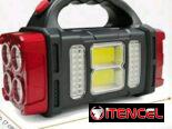 Lámpara recargable LED con panel solar