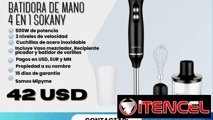 BATIDORA DE MANO 4 EN 1 SOKANY