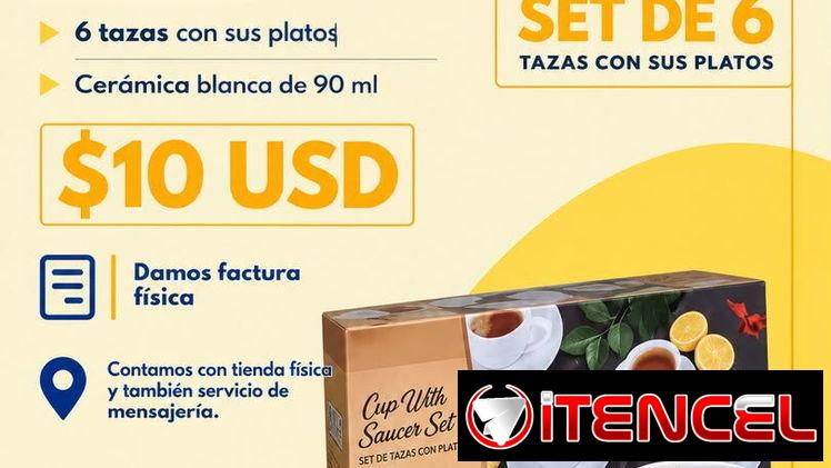 ☕ SET DE TAZAS DE CERÁMICA