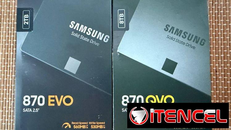 SAMSUNG 870 QVO (modelo MZ-77Q8T0BW) SSD) interna de 8 TB con factor de forma de 2.5 pulgadas e interfaz SATA III (6 Gb/