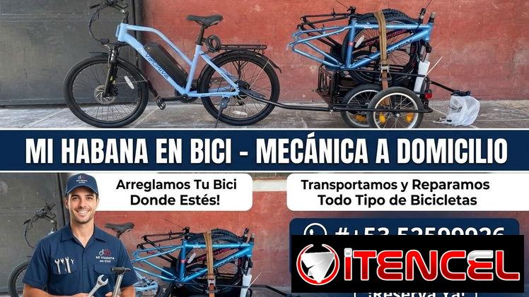 Somos Mi Habana en bici! Tenemos servicio de mecánica a domicilio!