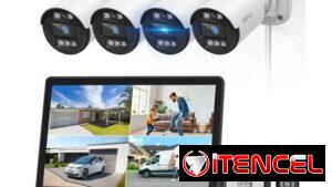 Vendo Sistema de cámara de seguridad con cable para exteriores, cámaras CCTV de 5MP con detección de movimiento