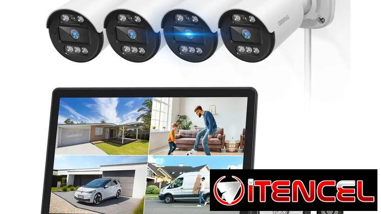 Vendo Sistema de cámara de seguridad con cable para exteriores, cámaras CCTV de 5MP con detección de movimiento