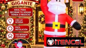 Inflable Papá Noel gigante. 🎅 Preparate para Navidad . Precio: US$155.00