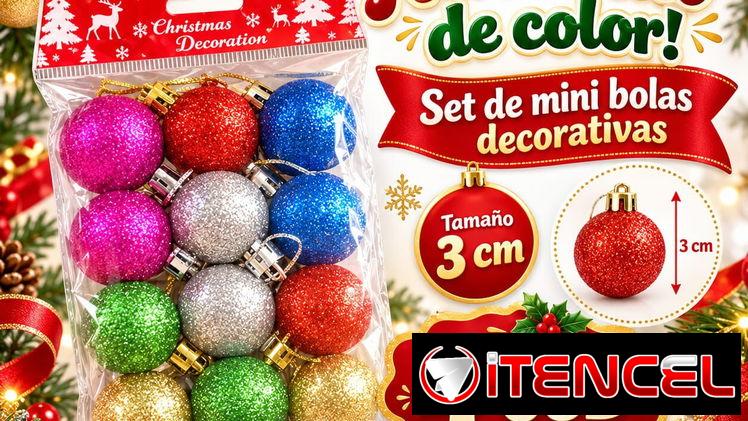 🚧 ✨ ¡DALE BRILLO Y ELEGANCIA A TU NAVIDAD! Decora tu árbol con nuestros exclusivos sets de adornos navideños. ✨ 🚧