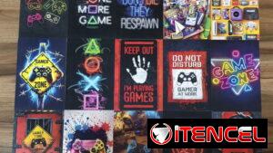 Decora tu habitación postales para hacer colach gamer