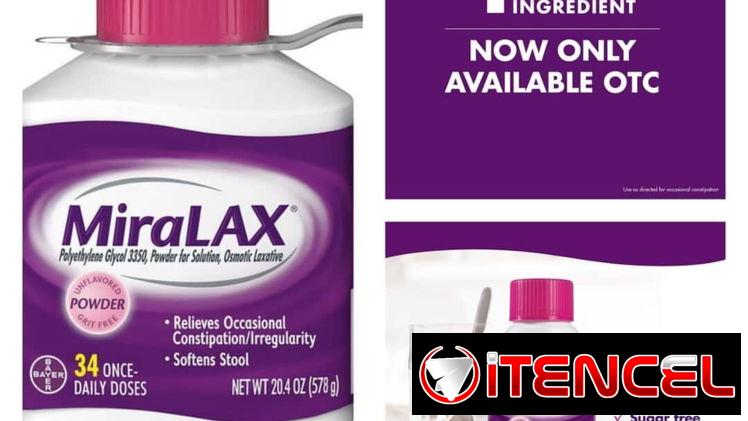Miralax (laxante ) 20.4oz 34 dosis $35