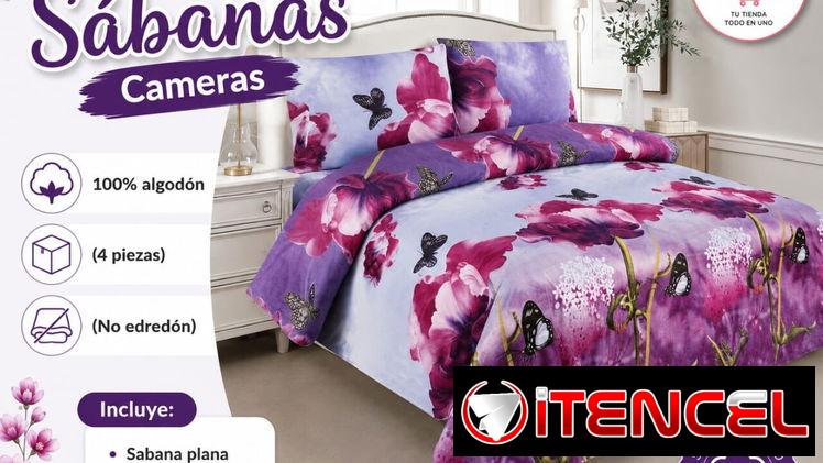 Juego de sábanas cameras
