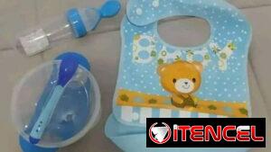 Juego de comer de bebe varios colores