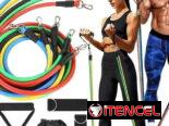 Set de ligas para ejercicios de tensión 100lbs