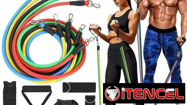 Set de ligas para ejercicios de tensión 100lbs