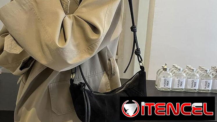 Bolso estilo retro en forma de croissant — foto 3