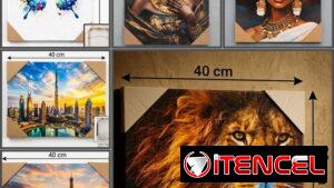 Cuadros de lienzo - pinturas decorativas (G2)