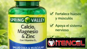 Calcio +Magnesio+Zinc de 250 tabletas precio 15$