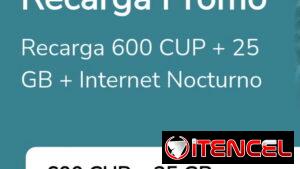 Recarga internacional 25gb