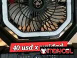 Ventiladores recargables x cantidad y x unidad