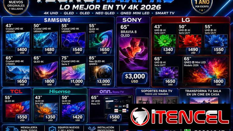 Lo mejor en TV 4K Sony Samsung LG Hisense Insignia y Mucho más Nuevos Sellados en Caja con Garantía WhatsApp 53321047 — foto 4