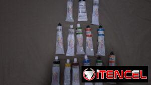 Tubos de Pintura Acrílica (Acrílico) artística profesional, marca ArtiSur, de 50mL, totalmente nuevos.