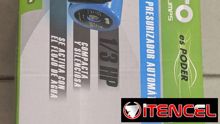 Presurizador de agua Igoto para 2 servicios 1/3HP +5353968620 — foto 1