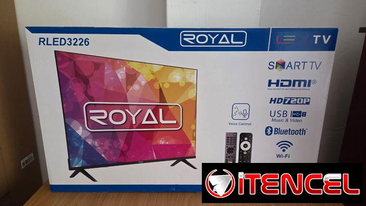 Televisor Royal de 32 pulgadas Smart Tv con soporte a la pared y envio incluido en gran parte de la Habana