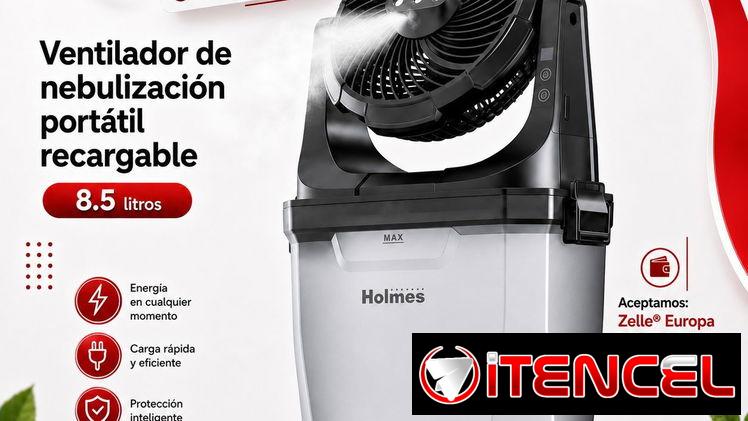 Ventilador de Nebulizacion Portátil Recargable