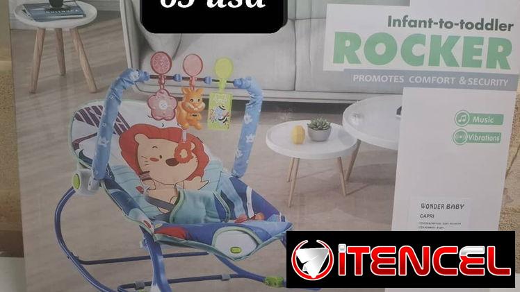 Mecedora para Bebé 👶. Disponible en Azul y en Verde, — foto 2