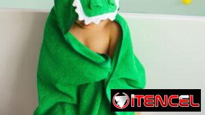 Toalla de dinosaurio para niños de 5/6 años