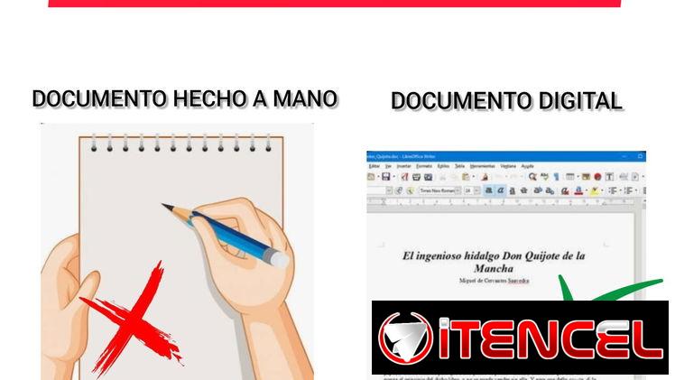 Se pasa Documento hecho a mano a documento Word