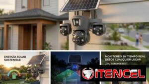 CAMARA SOLAR MULTILENTE 8K CON BATERIA INCLUIDA