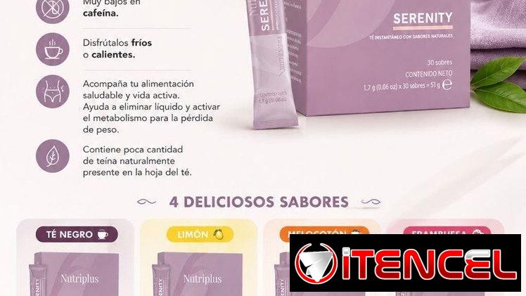 Té Anti-estrés SERENITY MELOCOTÓN (30 sobres 1.7g)🌿Té Negro, Extracto de ciruela y L-Teanina🌿 — foto 2