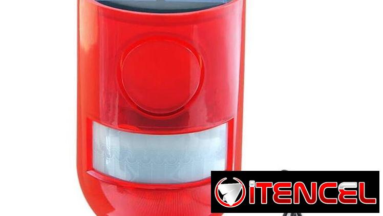 Sensor de movimiento con panel solar marca SACO