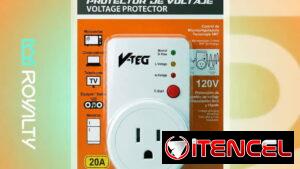 Protector de voltaje 110 V 20A. 10 USD