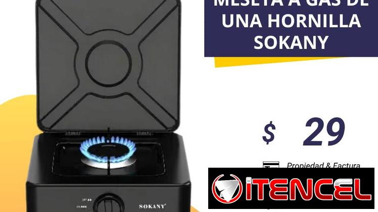 COCINA DE MESETA A GAS DE UNA HORNILLA SOKANY