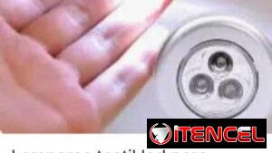 Lamparas tactil led para cocinas armarios mesitas de noche. Como linterna de mano (3 baterias AAA no incluida)