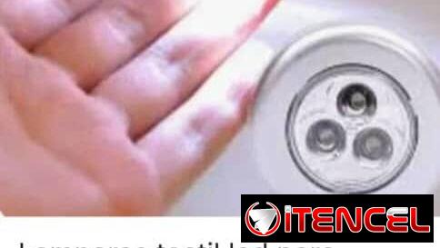 Lamparas tactil led para cocinas armarios mesitas de noche. Como linterna de mano (3 baterias AAA no incluida) — foto 1