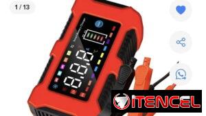 Cargador de baterias 12v 10a inteligente para auto
