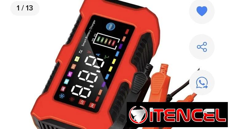Cargador de baterias 12v 10a inteligente para auto — foto 1