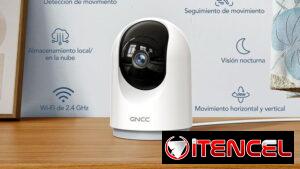 Cámara de Vigilancia WiFi 2K – Control Total 355° PROFESIONAL