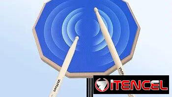 Pad de práctica de percusión de 12 pulgadas con accesorios — foto 3