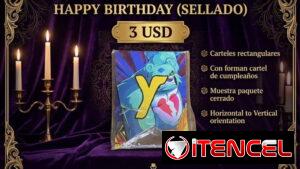 Cartel de Cumpleaños