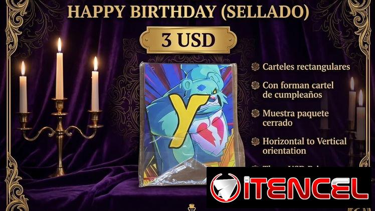 Cartel de Cumpleaños